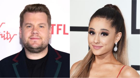 Ariana Grande and James Corden performed a musical version of Titanic; will never let go